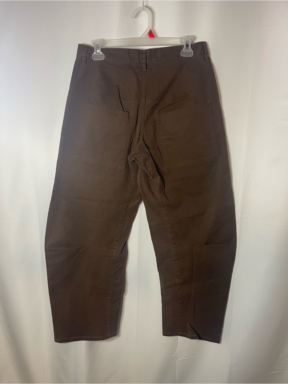 Nili Lotan Brown High-Rise Relaxed Track Pants - Picture 5 of 8
